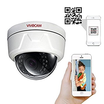 POE IP Camera, HD 1080P 2M P2P POE IP Network Camera with Plug and Play, Scan QR Code for Mobile Remote View, ONVIF