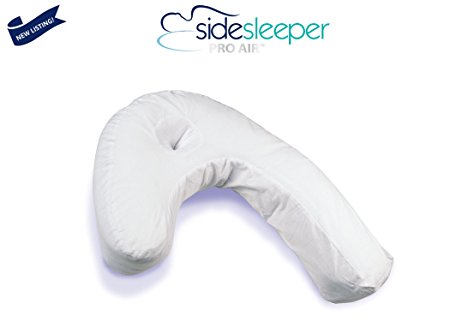 Side Sleeper Pro Air - Patented Design With Micro Air Beads for Neck Support & Perfect Sleep Posture