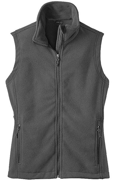 Womens Soft and Cozy Fleece Vests in 8 Colors: Sizes XS-4L