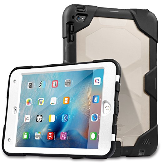 Meritcase IP68 Waterproof Case for iPad Mini 4 - White
