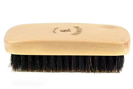Beard Brush, Pocket Boar Bristle Soft Hair Brush, Best For Grooming, Facial Hair, Moustaches, Balms, Oils and Waxes