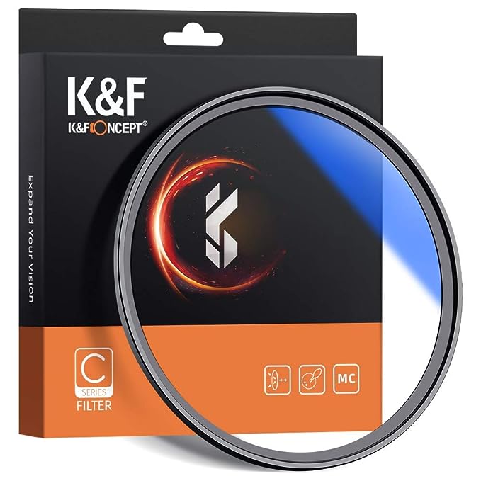 K&F Concept MC UV Protection Filter Slim Frame with Multi-Resistant Coating for Camera Lens (58mm)