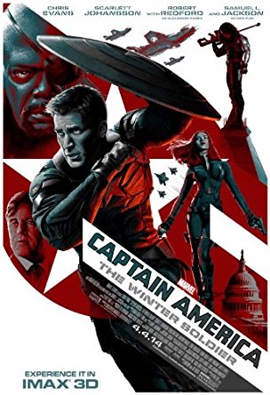 CAPTAIN AMERICA: THE WINTER SOLDIER - 13.5"x19" Original Promo Movie Poster 2014 Rare Imax Version Marvel