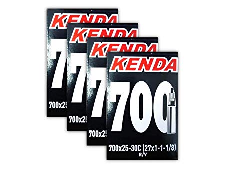 Kenda. 700x25-30c Road Bike Inner Tubes - FOUR (4) PACK