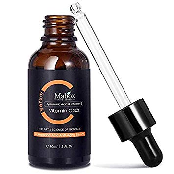 Mabox Award Winning Acne Clarifying Serum Vitamin C 20% Hyaluronic Acid 30ml (1pc)