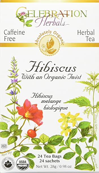 CELEBRATION HERBALS Hibiscus Organic Twist 24 Bag, 0.02 Pound