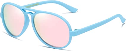 Toddler Baby Infant Polarized Aviator Sunglasses for Boys Girls Kids Age 0-4