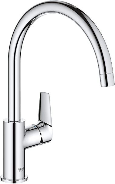 GROHE 31367001 BauEdge Kitchen Tap, Tool Less Fitting