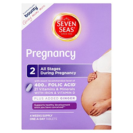 Seven Seas Pregnancy Multivitamin with Folic Acid, 4 Week Supply - 28 Capsules