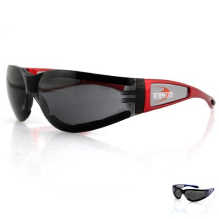 Bobster ESH211 Shield Sport SunglassesBlue FrameSmoked Lensone size