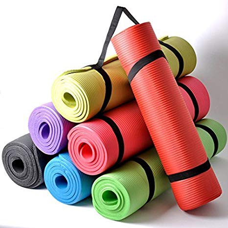 TNP Accessories® Thick Cushioned Pilates and Yoga Mat 182cm x 60cm x 16mm