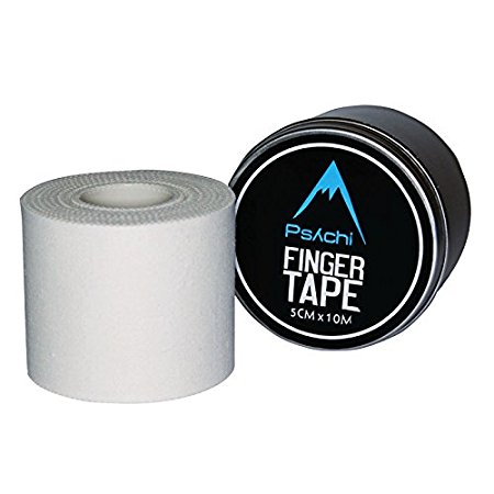 Psychi Sports Strapping Zinc Oxide Finger Tape For Crossfit Gym Bouldering Rock Climbing Boxing Gymnastics Physio - White