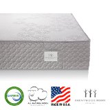Brentwood Home S-Bed 11-Inch Organic Latex and Gel Memory Foam Mattress CertiPUR-US Made in USA 25 Year Warranty Natural Wool Layer Firm King Size