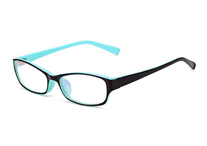 Agstum Kids Classic Rectangle Optical Frame Girls Boys Glasses Clear Lens