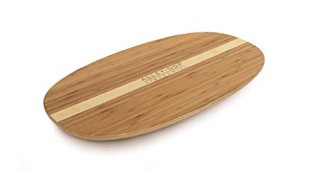 ALLEYOOP Wood Rocker Board • Unique 360° Omni-Directional Rocking Movement • Ergonomically Engineered for Stability at Your Standing Desk