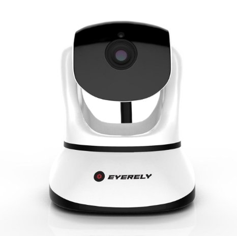 Home Security Camera by Eyerely Best 1080P Live Stream Wifi IP Surveillance System With Own Web App PlugPlay Wireless Baby Monitor Cam Two-Way Audio Night Vision Motion Detection PanTiltZoom