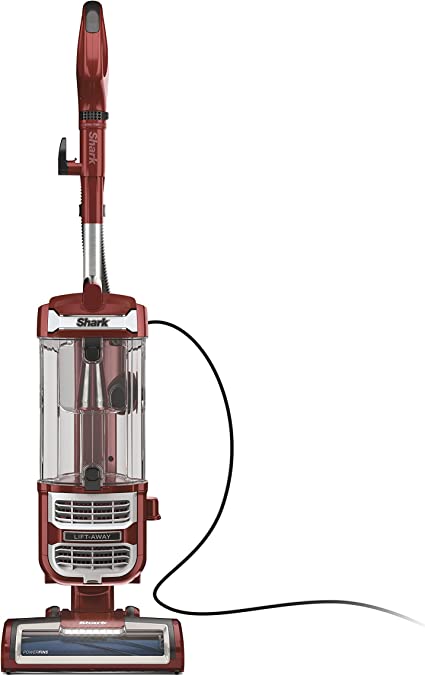 Shark ZD402 Rotator Lift-Away Upright Vacuum with PowerFins, Self-Cleaning Brushroll, HEPA Filtration, Swivel Steering, Precision Duster, Crevice Tool & Upholstery Tool, Perfect for Pets, Paprika