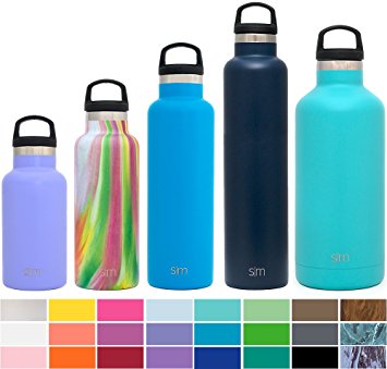 Simple Modern 20oz Ascent Water Bottle - Vacuum Insulated 18/8 Stainless Steel Powder Coated - 18 Colors