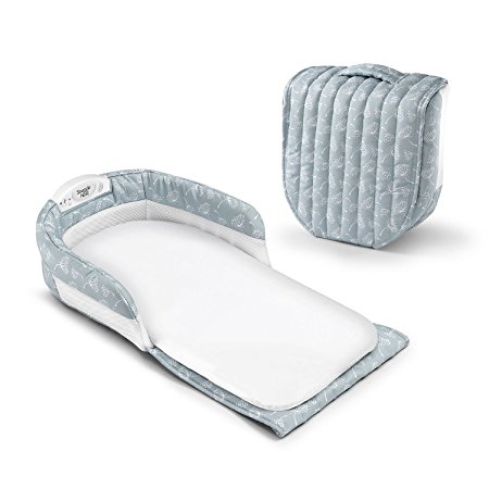 Baby Delight Snuggle Nest Comfort, Blue/Grey, 0-4 Months