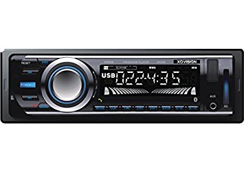 XO Vision XD105 FM and Mp3 Receiver with Bluetooth and SD, USB, Aux Connection (Black) (Discontinued by Manufacturer)