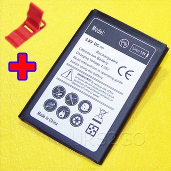 High Quality Extended Slim Extra Grade A 3300mAh Battery for ZTE ZMAX 2 Z958 AT&T/Tracfone Cellphone - High Capacity