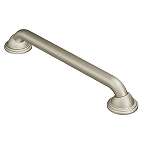 Moen LR8724D2BN 24-Inch Designer Bathroom Grab Bar, Brushed Nickel