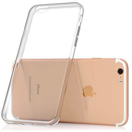 SDTEK iPhone 7 Case Transparent Soft Gel Clear Silicone TPU Cover Bumper