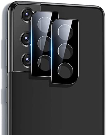 ESR Camera Lens Protector Compatible with Samsung Galaxy S21 Plus [2-Pack] [Scratch-Resistant Tempered Glass] [Ultra-Thin], Black