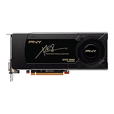 PNY XLR8 GeForce GTX 960 2GB GDDR5 Graphics Card VCGGTX9602XPB