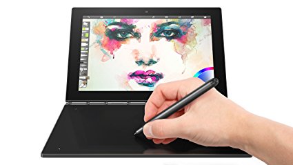 Lenovo Yoga Book- FHD 10.1" Android Tablet - 2 in 1 Tablet (Intel Atom x5-Z8550 Processor, 4GB RAM, 64GB SSD), Black, ZA0V0224US