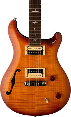 PRS 2017 SE Custom 22 Semi-Hollow Electric Guitar Vintage Sunburst