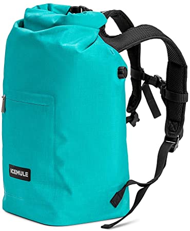 IceMule Jaunt Insulated Backpack Cooler Bag-Hands-Free, Collapsible, Waterproof, Soft-Sided, This Highly Portable Cooler is Ideal for Hiking, The Beach, Picnics, Camping, Fishing- Go Series