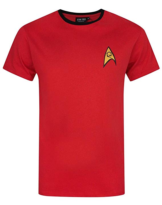 Star Trek Uniform Command Medical Security Costume Men's T-Shirt