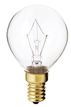 Satco S3397 130V E14 Euro Base 40-Watt G14 Light Bulb, Clear