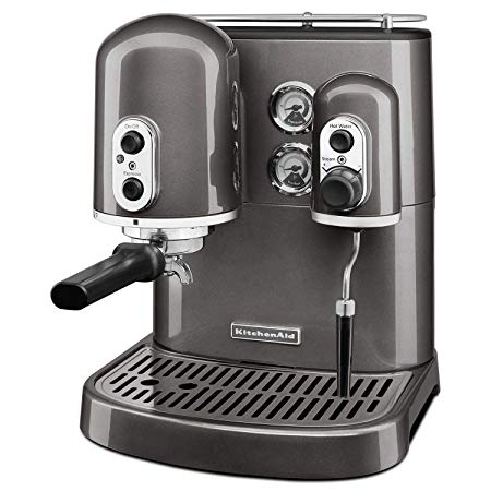 KitchenAid Pro Line Series Espresso Maker with Dual Independent Boilers, Medallion Silver