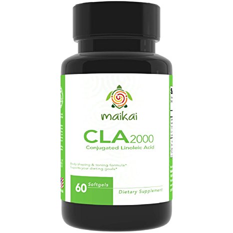 CLA 2000 mg with active Conjugated Linoleic Acid. Body Shaping and Toning Formula that Supports Your Dieting Goals. Weight Loss Supplement for Men and Women (60 Servings)