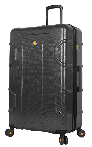 Lucas Luggage Hard Case Large 31" Expandable Suitcase With Spinner Wheels (31in, Cosmo Black)