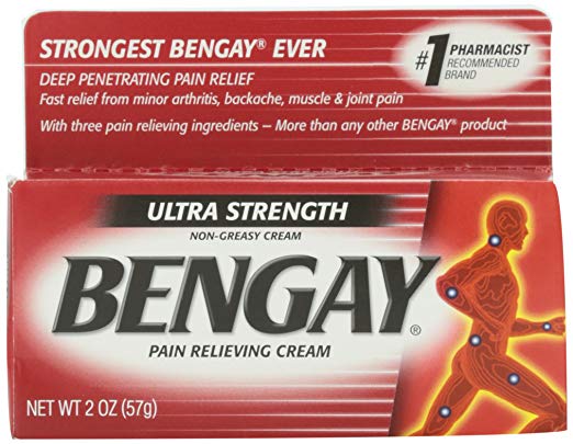 Bengay Pain Relieving Cream, Ultra Strength, 2 oz