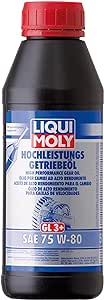 LIQUI MOLY Huile de boîte de vitesses haute performance (GL3 ) SAE 75W-80, 500 ml, Huile de vitesse, Huile hydraulique, SKU: 4426