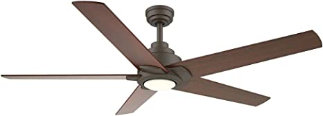 Mickelson 52 in. LED Indoor Oil Rubbed Bronze Ceiling Fan with Light
