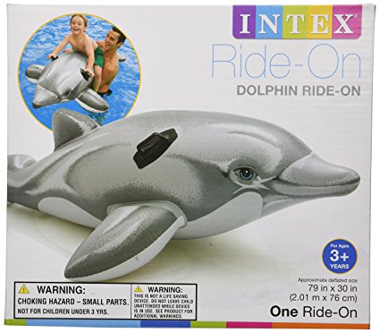 Intex Recreation Corp 58539NP Dolphin Ride-on Inflatable