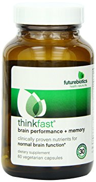 Futurebiotics ThinkFast, Brain Performance and Memory, 60 Vegetarian Capsules