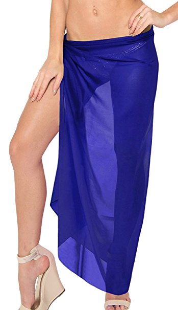 Oryer Womens Sarong Wrap Beach Sarong Chiffon Swimwear Cover up Swimsuit Wrap