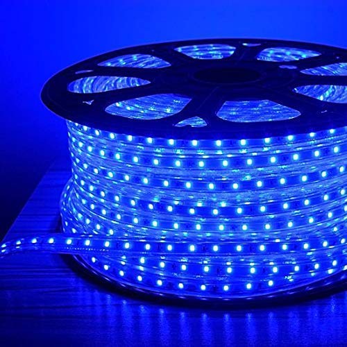 Moonlight 3014 SMD LED Strip Rope Light, Waterproof Decorative led Light with Adapter. (Blue)-2 Meter