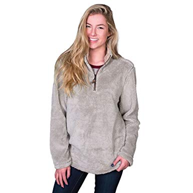 True Grit Pebble Pile Pullover 1/2 Zip in Faded Heather