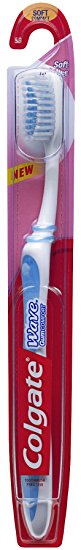 Colgate Wave Gum Comfort Soft Compact Head Toothbrush Colors Vary (Pack of 8)