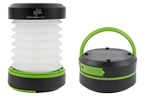 Upgraded Solar Powered Camping Lantern and Charger