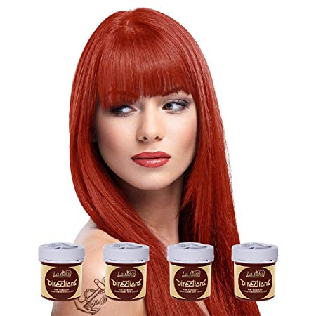 4 x La Riche Directions Semi-Perm Hair Colour Flame (ALL COLOURS Avail) 4x 88ml