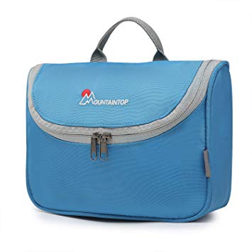 Mountaintop Hanging Travel Toiletry Bag, 7.1 x 2.4 x 9.3-Inch For Men & Women-5836 Accessories-5929 (Sky blue)