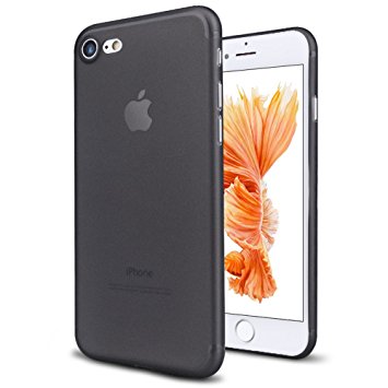 iPhone 6s Thin Case, AILRINNI Ultra Slim & Light Soft TPU Gel Cover for iPhone 6/ 6s, Matte Black